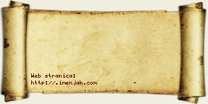 Gala Stojaković vizit kartica